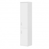 Шкаф колонка с глухой средней и малой дверьми СУ-1.3(R) Белый 406x365x1975