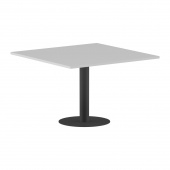 Конференц стол ПРГ-6 Белый/Антрацит 1200x1200x750