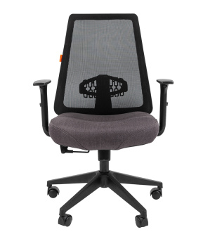 Офисное кресло CHAIRMAN 535 LT ткань черный/серый