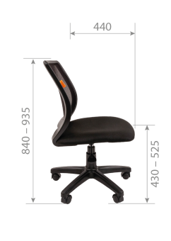 Офисное кресло CHAIRMAN 699 TW серый б/подл