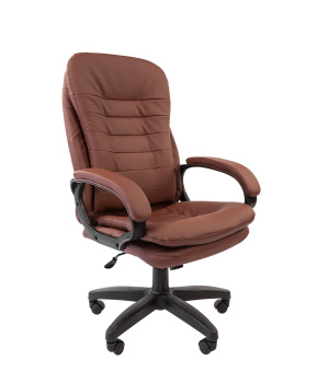 Кресло для руководителя CHAIRMAN 795 LT Экокожа коричневая