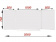 Доска магнитно-маркерная трехэлементная ДА-31(б) 2032х750 мм /белая/