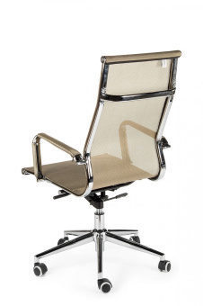 Кресло офисное / Helmut Bronze / Хельмут бронзовый / сталь + хром / бронзовая сетка
