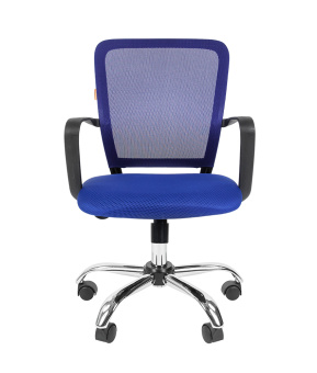 Офисное кресло CHAIRMAN 698 CHROME TW-05 синий