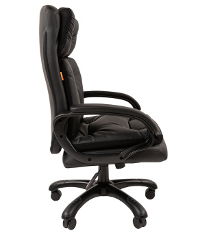 Офисное кресло CHAIRMAN 442 экопремиум черный (черный пластик)