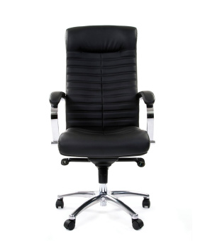 Кресло для руководителя CHAIRMAN 480 Экокожа премиум черная