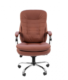 Кресло для руководителя CHAIRMAN 795 кожа светло-коричневая