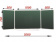 Доска магнитно-меловая трехэлементная ДА-31(з) 2032х750 мм /зеленая/