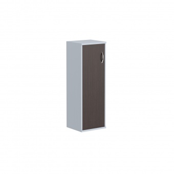 Шкаф колонка с глухой дверью СУ-2.3(L) Венге Магия/Металлик 406x365x1200
