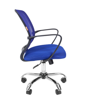 Офисное кресло CHAIRMAN 698 CHROME TW-05 синий