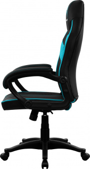 Кресло компьютерное ThunderX3 EC1 Black-Cyan AIR