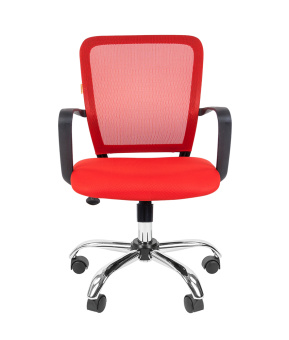 Офисное кресло CHAIRMAN 698 CHROME TW-69 красный