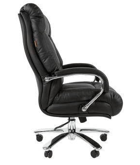 Офисное кресло CHAIRMAN 405 кожа черное