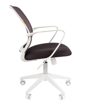 Офисное кресло CHAIRMAN 698 белый пластик TW-12/TW-04 серый