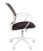 Офисное кресло CHAIRMAN 698 белый пластик TW-12/TW-04 серый