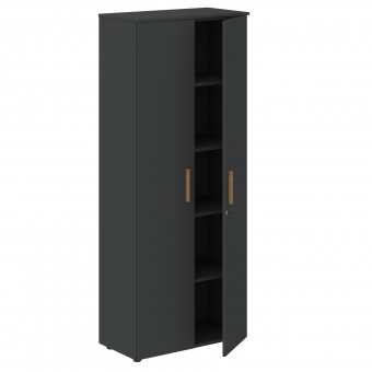 Шкаф с дверьми и топом FHC 80.1(Z) Черный графит/Черный графит 802х429х1983 FORTA